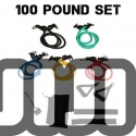 100 Pounds Resistance Tube Set