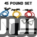 45 Pounds Resistance Tube Set