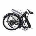 Casual Foldable Bicycle in White (20 Inch-Single Gear)