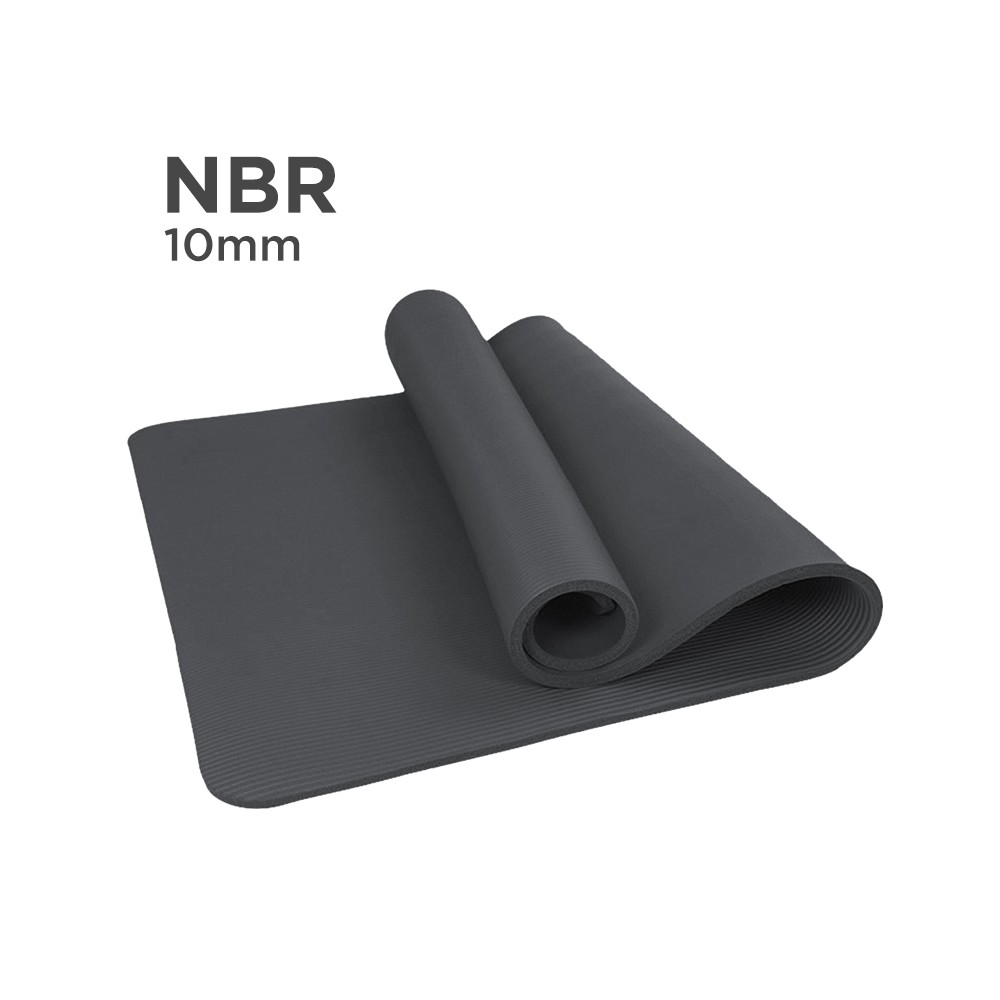 NBR 10mm Yoga Mat (Black)