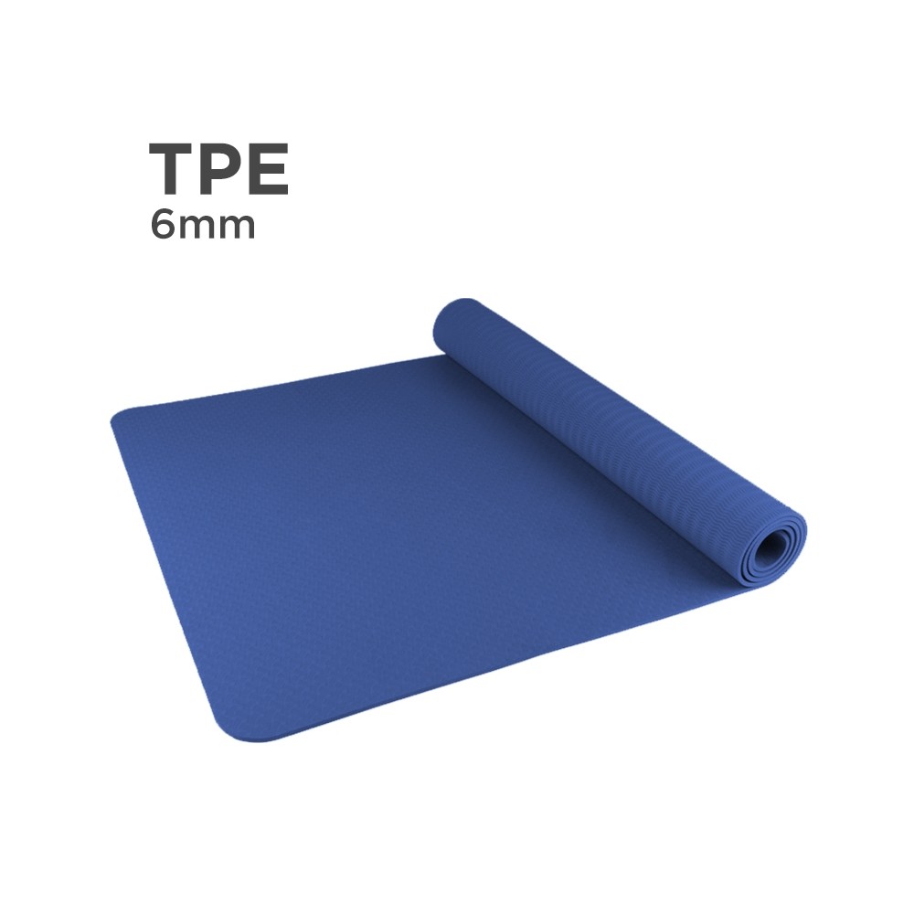 Premium TPE 6mm Yoga Mat (Solid Color) (Navy) Premium TPE 6mm Yoga Mat (Solid Color) (Navy)