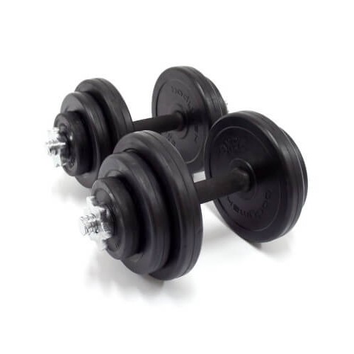 Rubberised Dumbbell Set 14KG