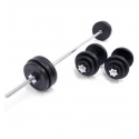 Rubberised 50KG Barbell and Dumbbell Sets