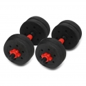 Black 10KG Versatile Dumbbell Set