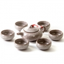 Basic Ceramic 6PCs Teapot Set (Grey)