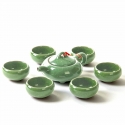 Basic Ceramic 6PCs Teapot Set (Green)