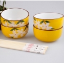 Hand-Painted Floral Ceramic Dining Set 【手绘大花】