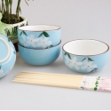 Hand-Painted Floral Ceramic Dining Set 【手绘大花】