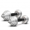 Chrome 30KG Dumbbell Set