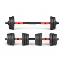 Black 10KG Versatile Dumbbell Set