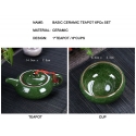 Basic Ceramic 6PCs Teapot Set