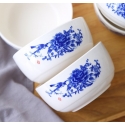 Japanese Ceramic Elementary 4 Pcs Dishware Set【青花碗筷】