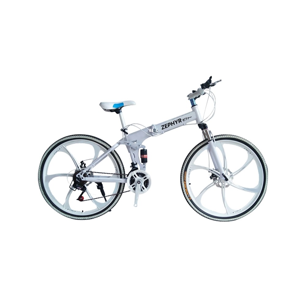 ZEPHYR Foldable Bicycle in 26 Inch (White) ZEPHYR Foldable Bicycle in 26 Inch (White)