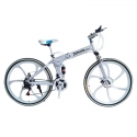 ZEPHYR Foldable Bicycle in 26 Inch (White)