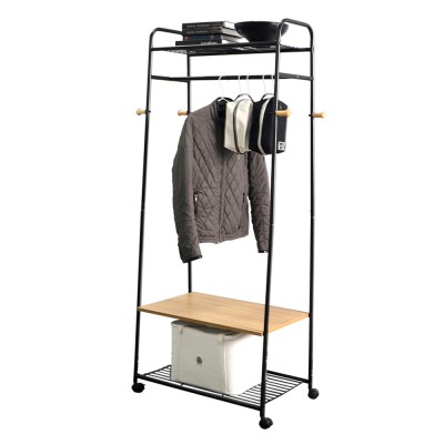 Linnea Clothes Rack with Shoe Storage