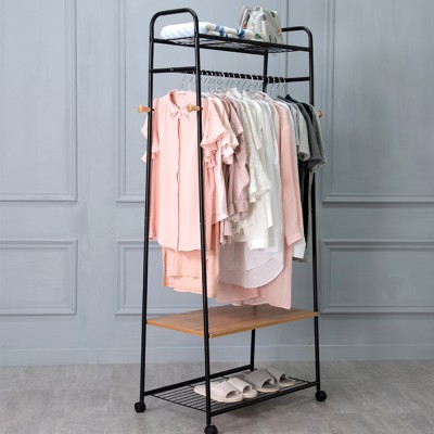 Linnea Clothes Rack with Shoe Storage