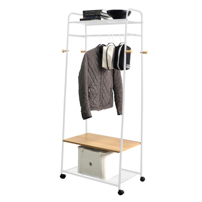 Linnea Clothes Rack with Shoe Storage