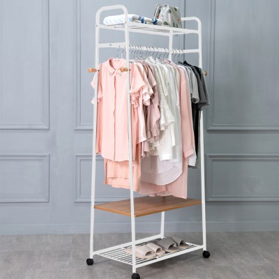 Linnea Clothes Rack with Shoe Storage