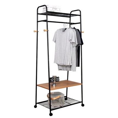 Linnea Clothes Rack with Shoe Storage