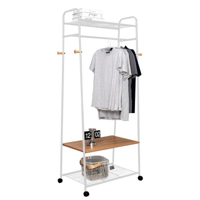 Linnea Clothes Rack with Shoe Storage