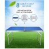 ALUMINIUM Folding Table - JIJI.SG