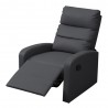 Stanford Recliner Sofa in Black (Side Panel)