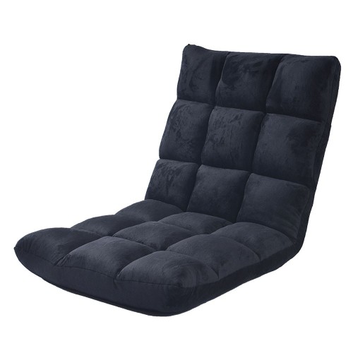 Cotton-Suede Floor Chair, 18-Cubes