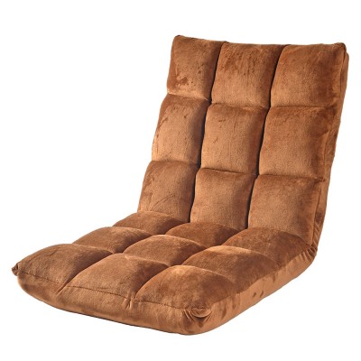 Cotton-Suede Floor Chair