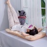 Cotton-Suede Floor Chair - JIJI.SG
