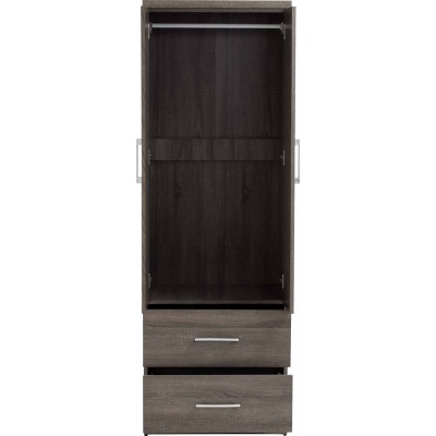 DUBLIN Wardrobe with 2 doors and drawers