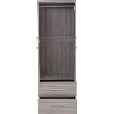 DUBLIN Wardrobe with 2 Doors and Drawers