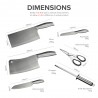 KFPP Stainless Steel 7pcs Knife Set - JIJI.SG