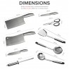 KFPP Stainless Steel 10pcs Knife Set - JIJI.SG