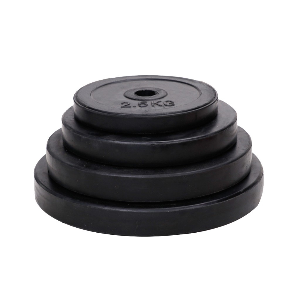 FITNET Bumper 1-inch Rubberised Weight Plate - JIJI.SG