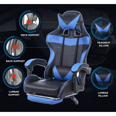 PEGASI Gaming Chair with Leg Rest