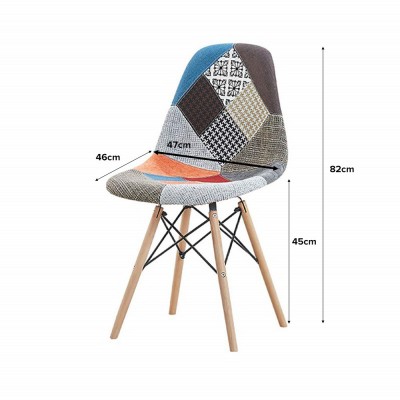 EAMES Patchwork Replica Chair