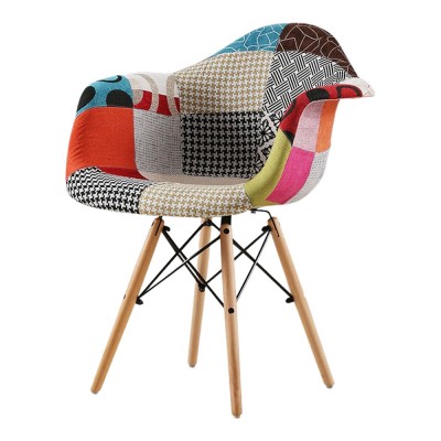 EAMES Patchwork Chair with Armrest