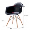 EAMES Replica Chair with Armrest - JIJI.SG