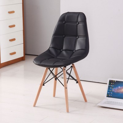 EAMES Leather Cushioned Chair