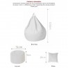 ROBBIS Bean Bag with Bean Stool - JIJI.SG