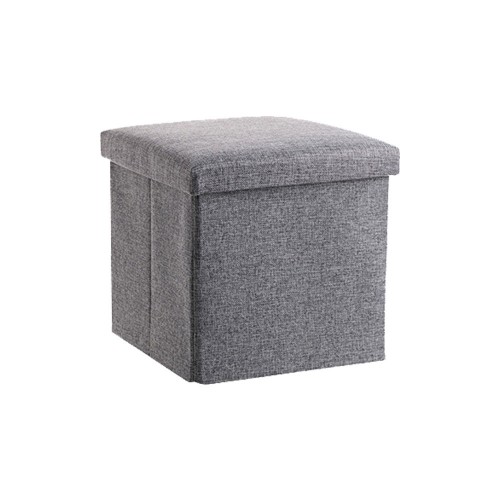 Fabric Footstool with Storage