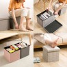 Fabric Footstool with Storage - JIJI.SG