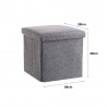 Fabric Footstool with Storage - JIJI.SG