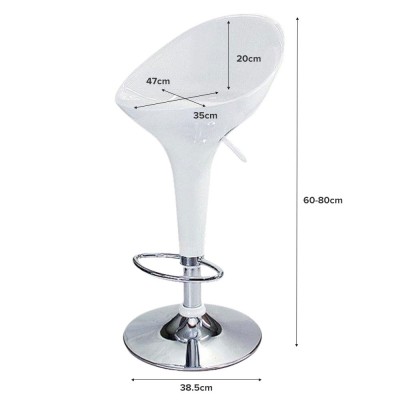 Don Highback Bar Stool