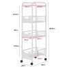 RAINA Kitchen Trolley - JIJI.SG