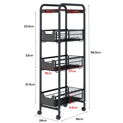 RAINA Kitchen Trolley