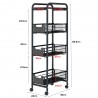 RAINA Kitchen Trolley - JIJI.SG
