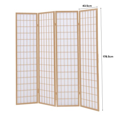 Japanese Room Divider with Base Stand