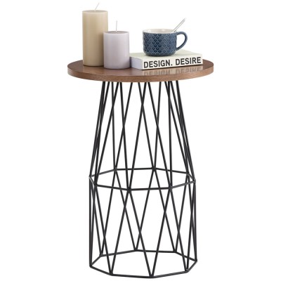 LOZENGE Round Side Table