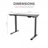 VISIONSWIPE Smart Height Adjustable Standing Desk - JIJI.SG